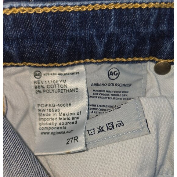 Adriano Goldschmied The Stilt Cigarette Leg Jeans 27R  29x29 - Picture 5 of 9